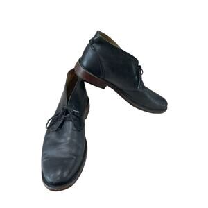 Frye Men’s Black Leather Chukka Hipster Lace Up Ankle Dress Shoe Boot Size 9.5 D